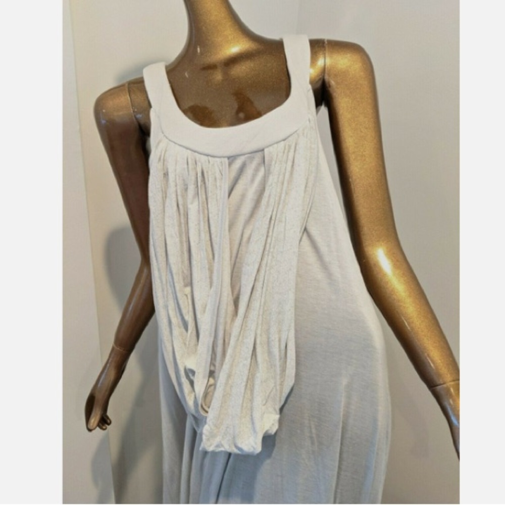 Cheap Monday Light Gray Sleeveless Midi Dress NWT - Picture 4 of 7